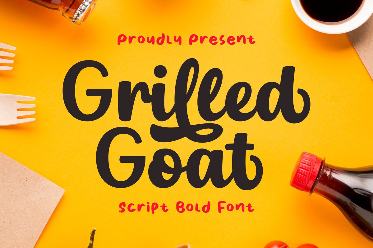 Шрифт Grilled Goat