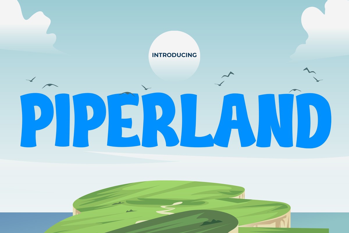 Шрифт Piperland