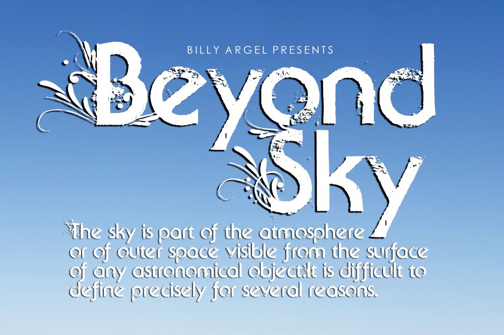 Шрифт Beyond Sky