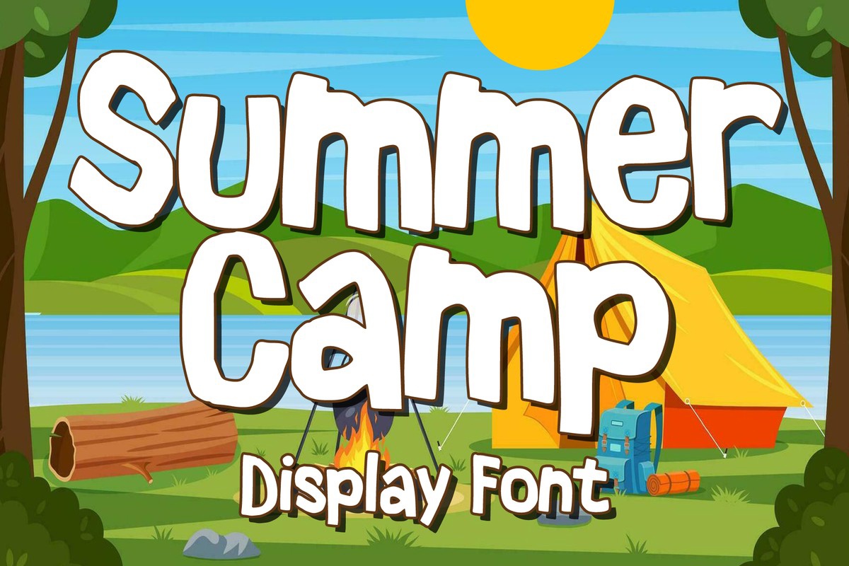 Шрифт Summer Camp