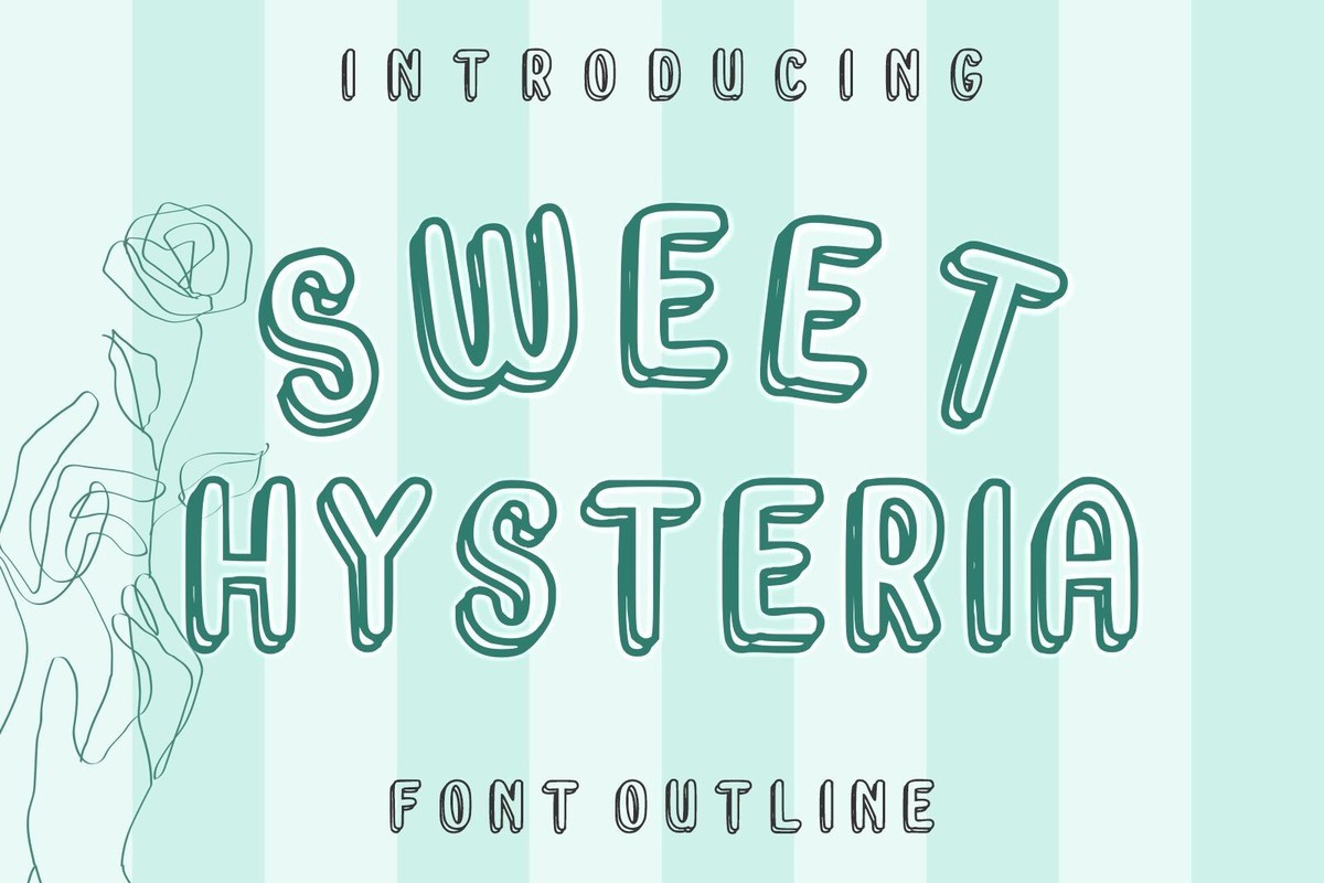 Шрифт Sweet Hysteria