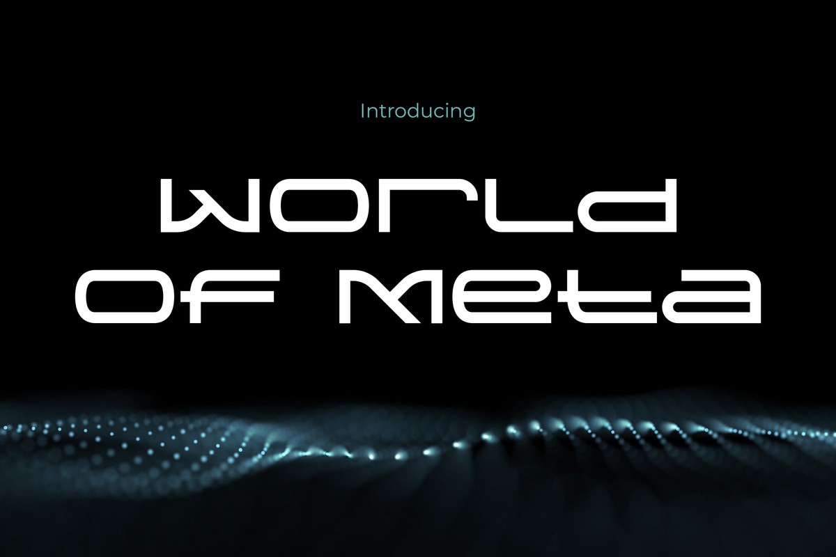 Шрифт World of Meta