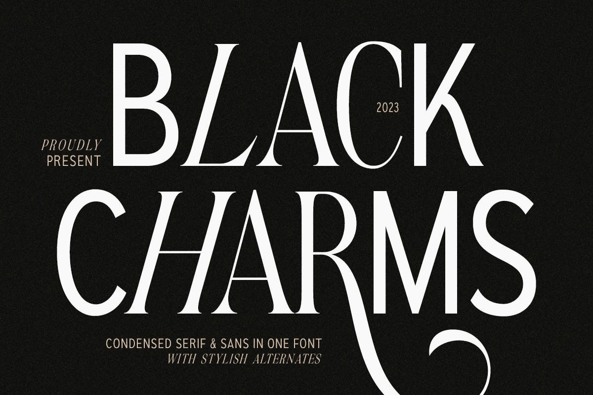 Шрифт Black Charms