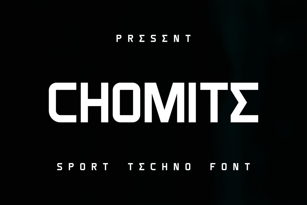 Шрифт Chomite