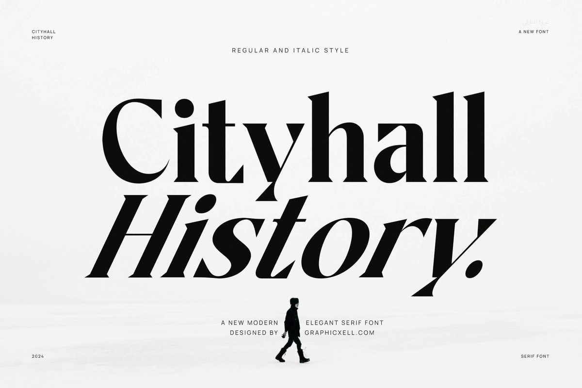 Шрифт City Hall History