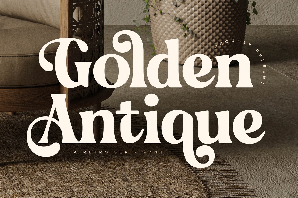 Шрифт Golden Antique