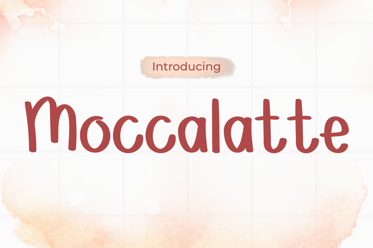 Шрифт Moccalatte