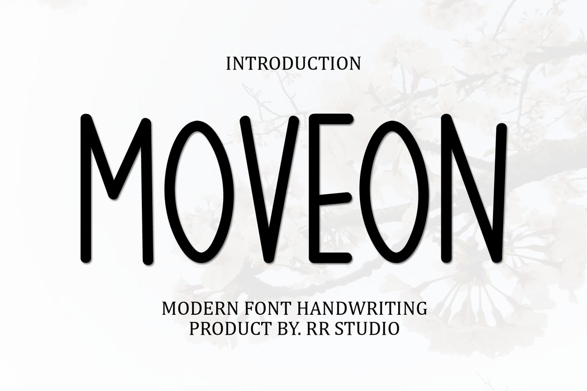 Шрифт Moveon