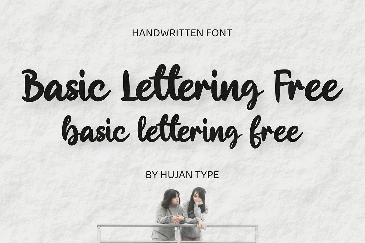 Шрифт Basic Lettering Free