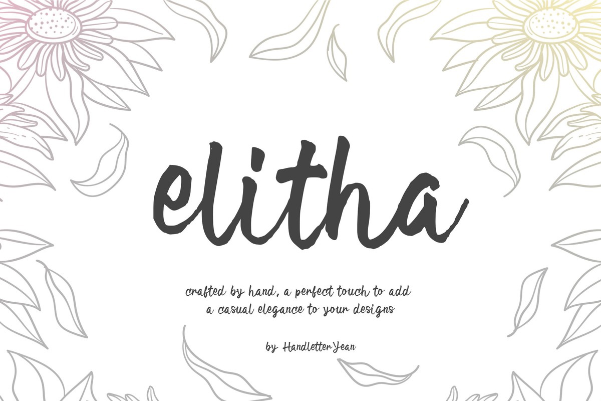 Шрифт Elitha