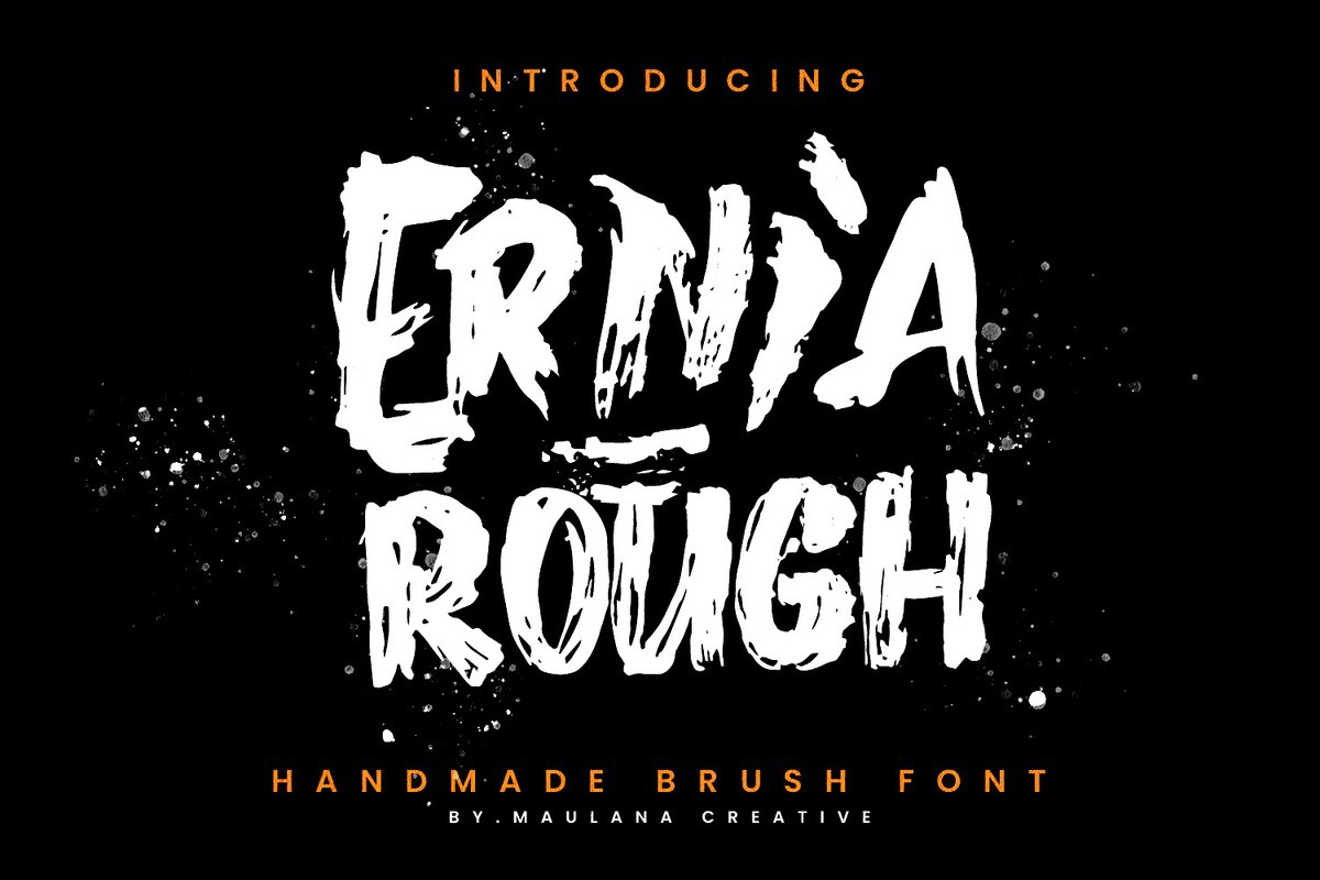 Шрифт Ernia Rough