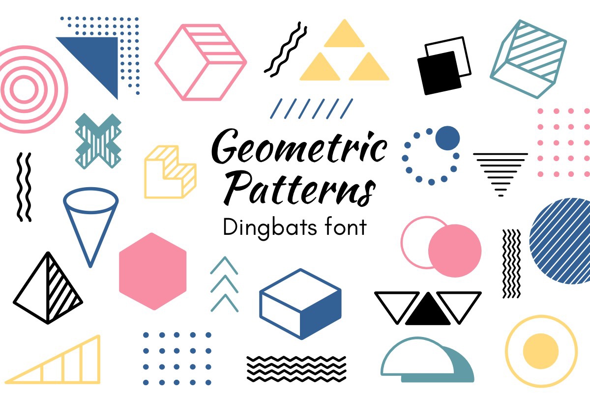 Шрифт Geometric Patterns