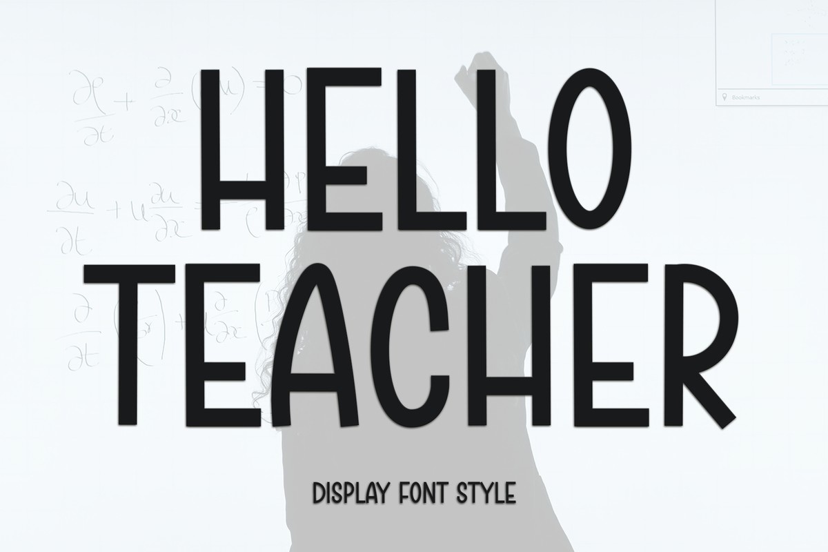 Шрифт Hello Teacher