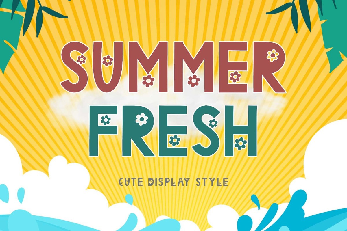 Шрифт Summer Fresh