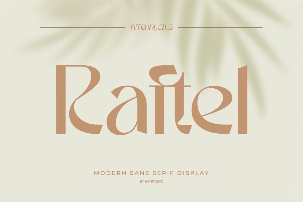 Шрифт Raftel