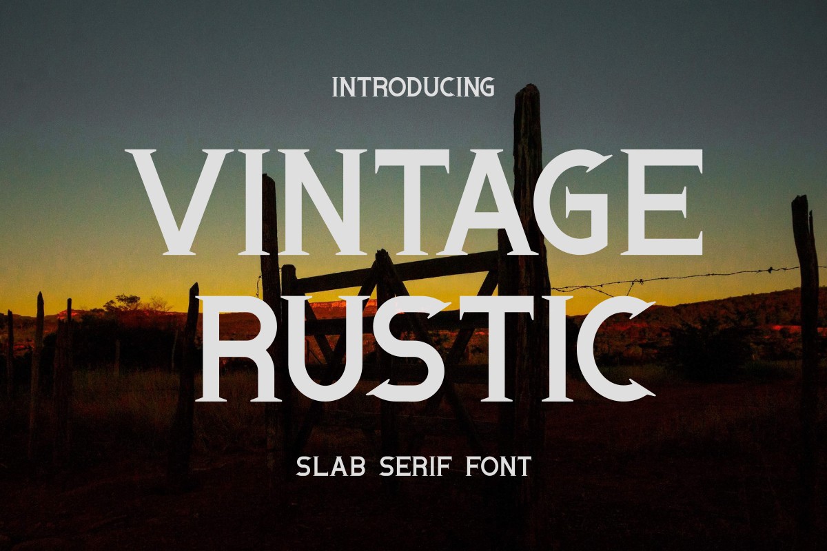 Шрифт Vintage Rustic