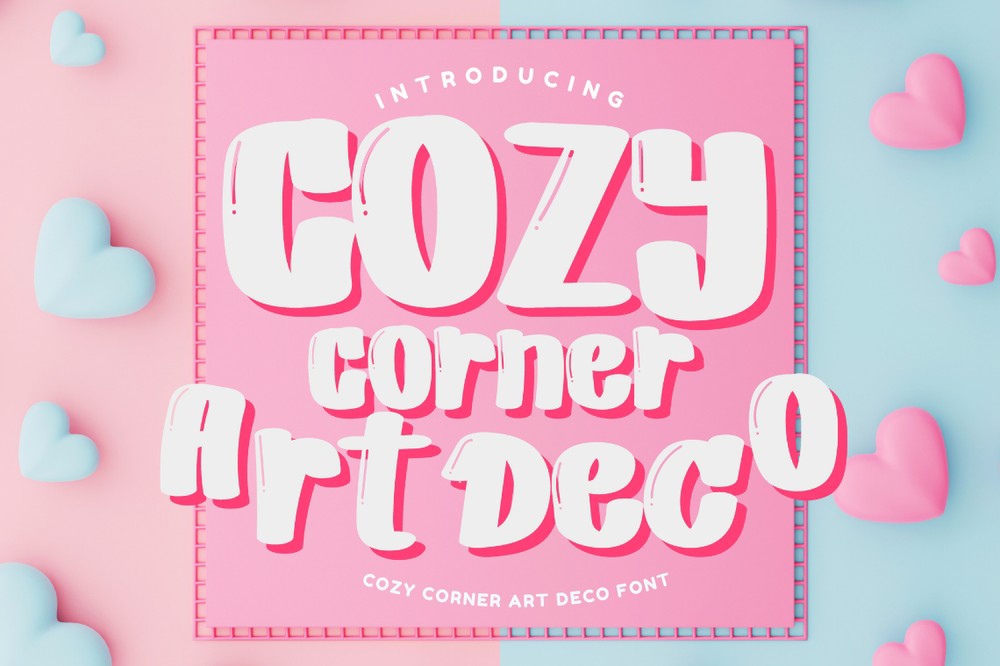 Шрифт Cozy Corner Art Deco