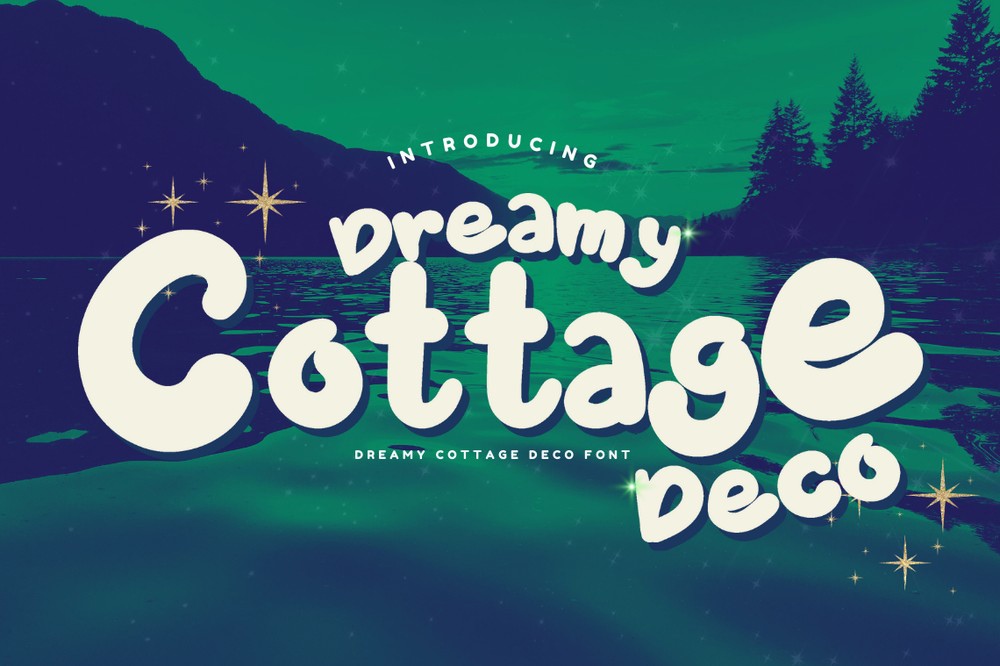 Шрифт Dreamy Cottage Deco