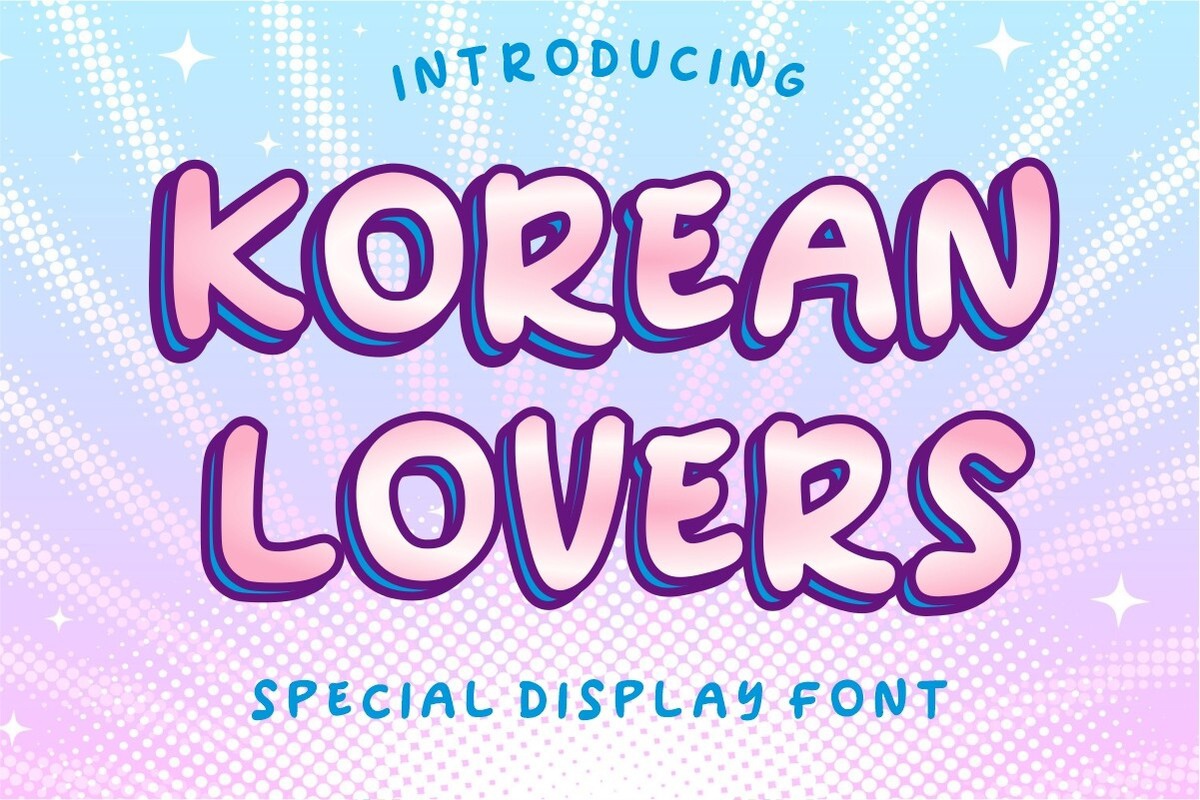 Шрифт Korean Lovers