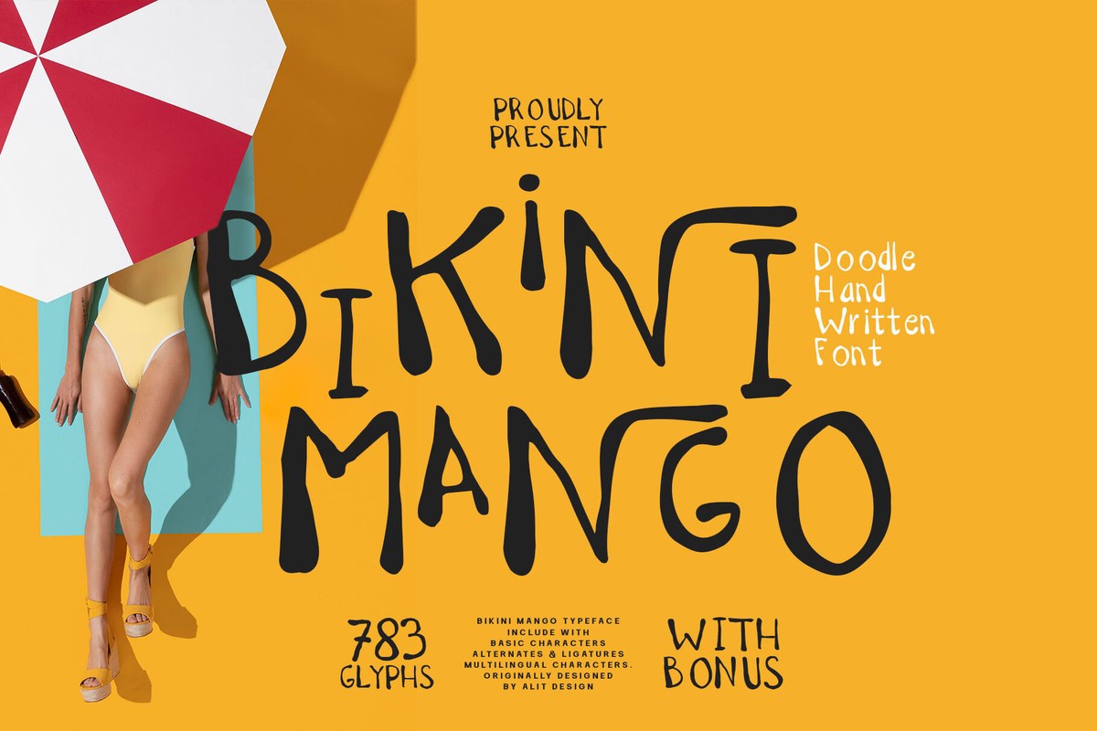 Шрифт Bikini Mango