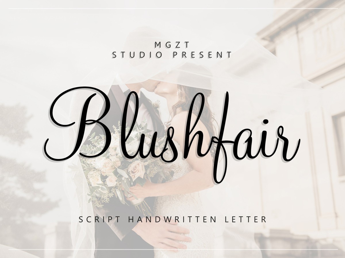 Шрифт Blushfair