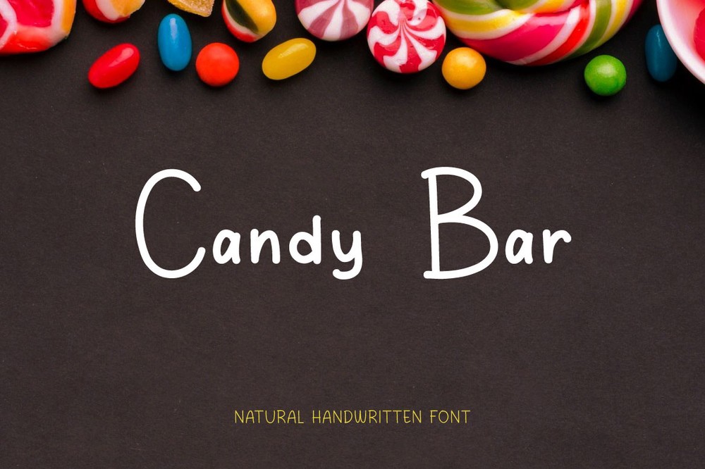 Шрифт Candy Bar