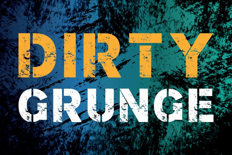 Шрифт Dirty Grung