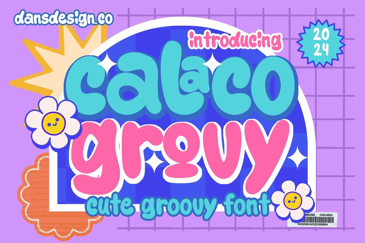 Шрифт Calaco Grovy