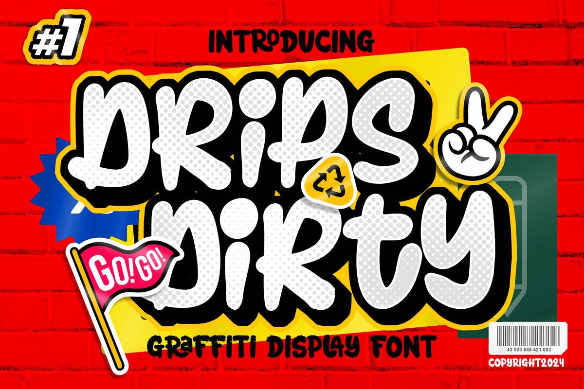 Шрифт Drips Dirty