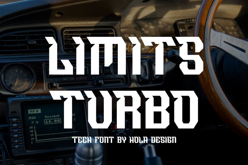 Шрифт Limits Turbo