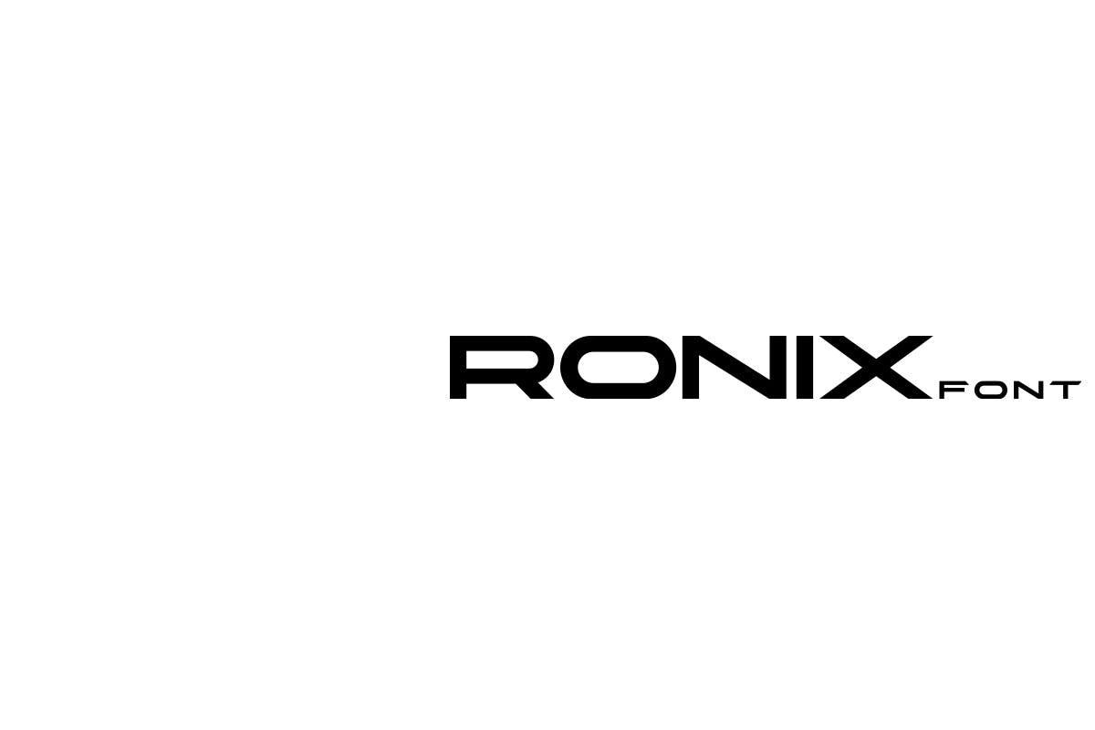 Шрифт Ronix