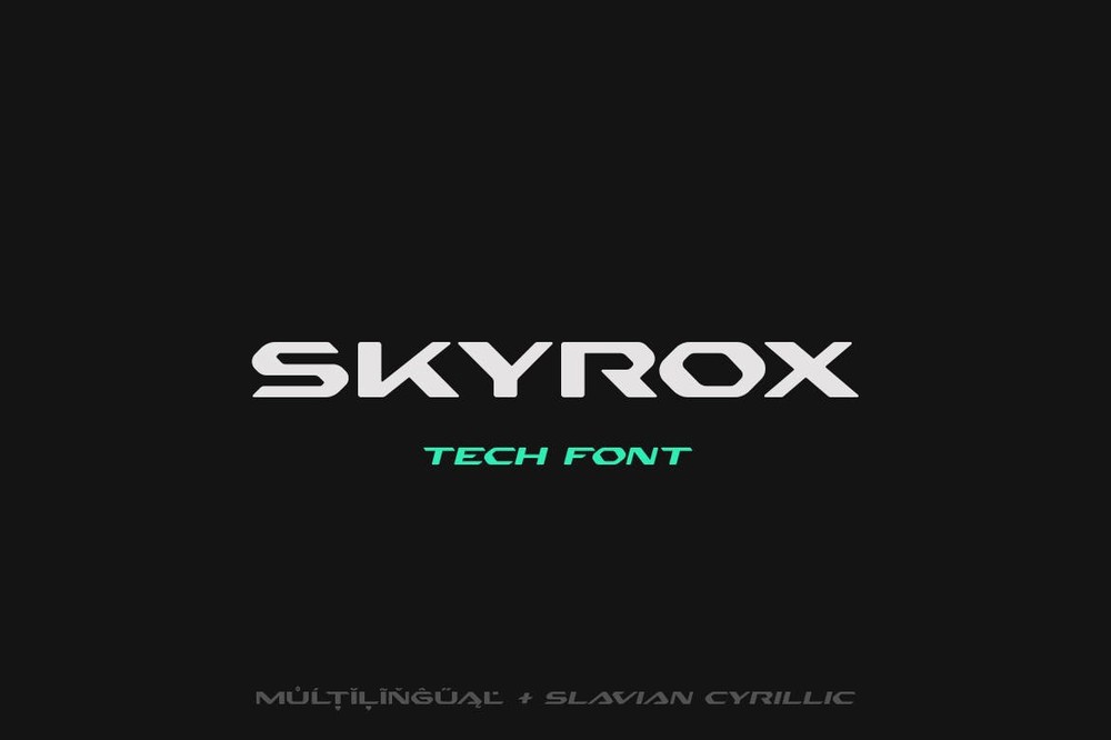 Шрифт Skyrox One