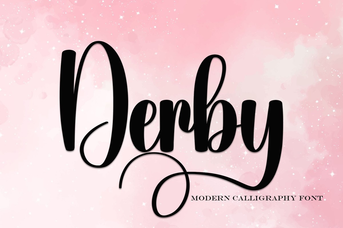 Шрифт Derby