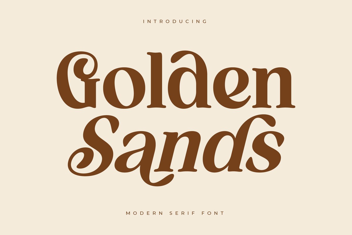 Шрифт Golden Sands