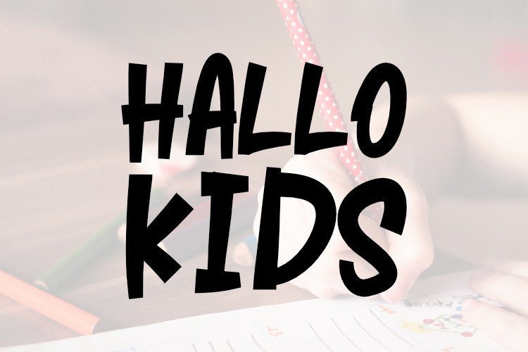 Шрифт Hallo Kids