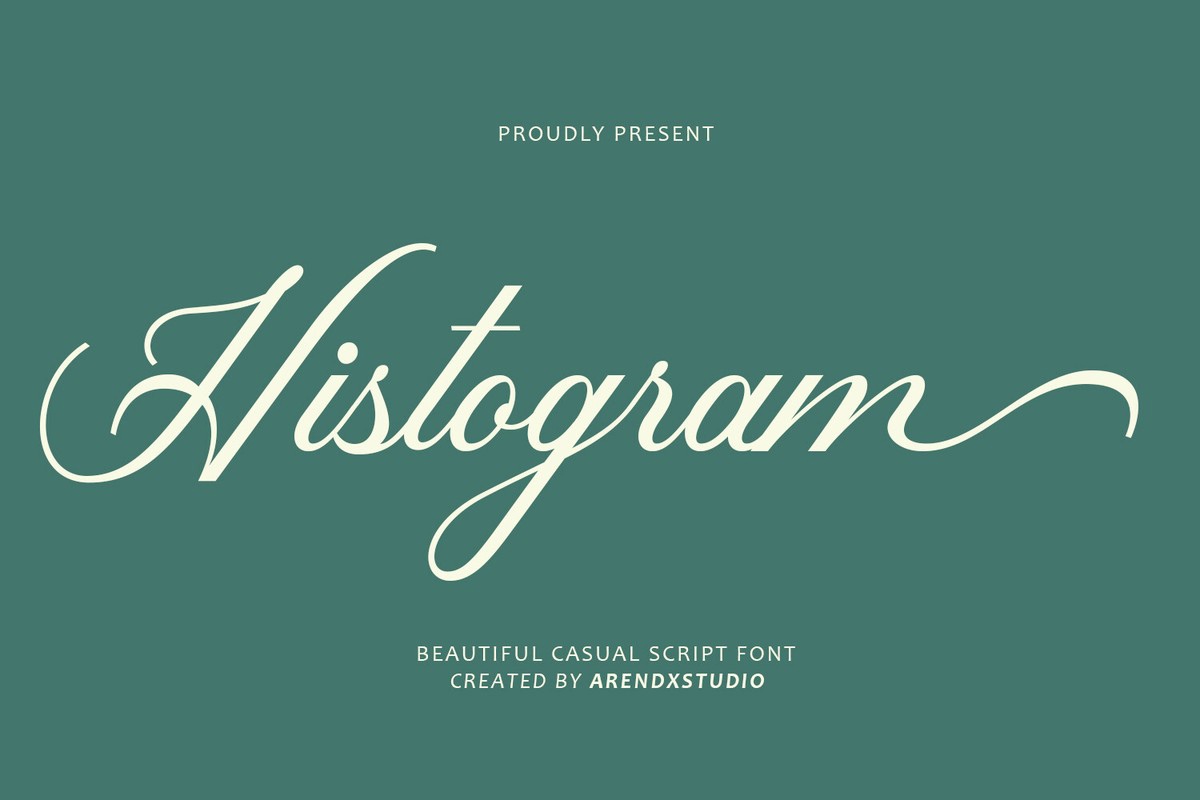 Шрифт Histogram