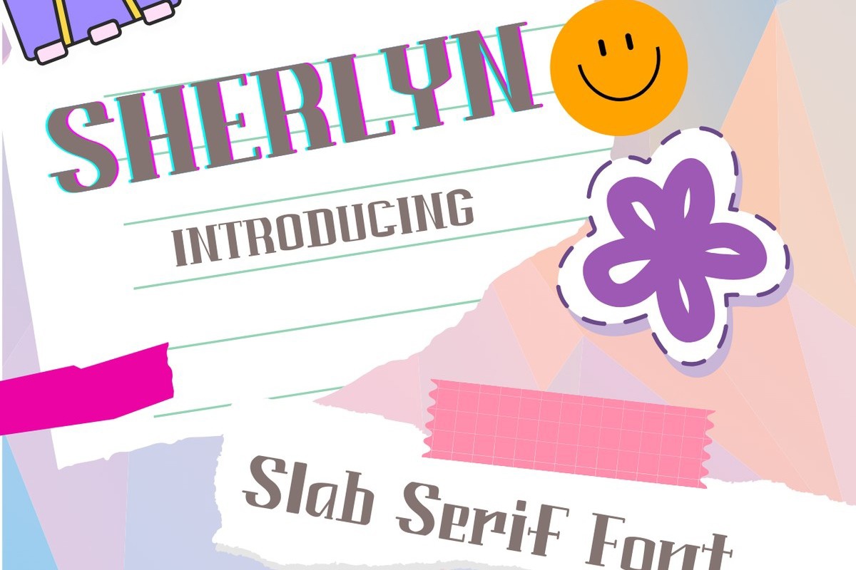 Шрифт Sherlyn