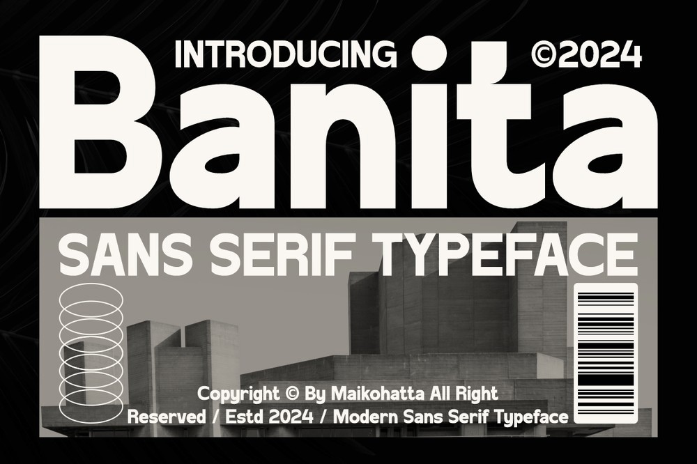 Шрифт Banita