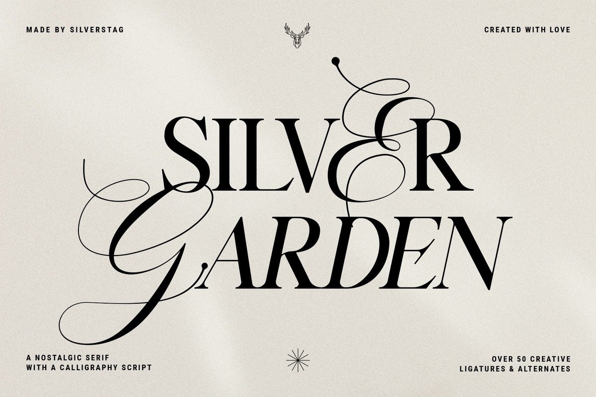 Шрифт Silver Garden