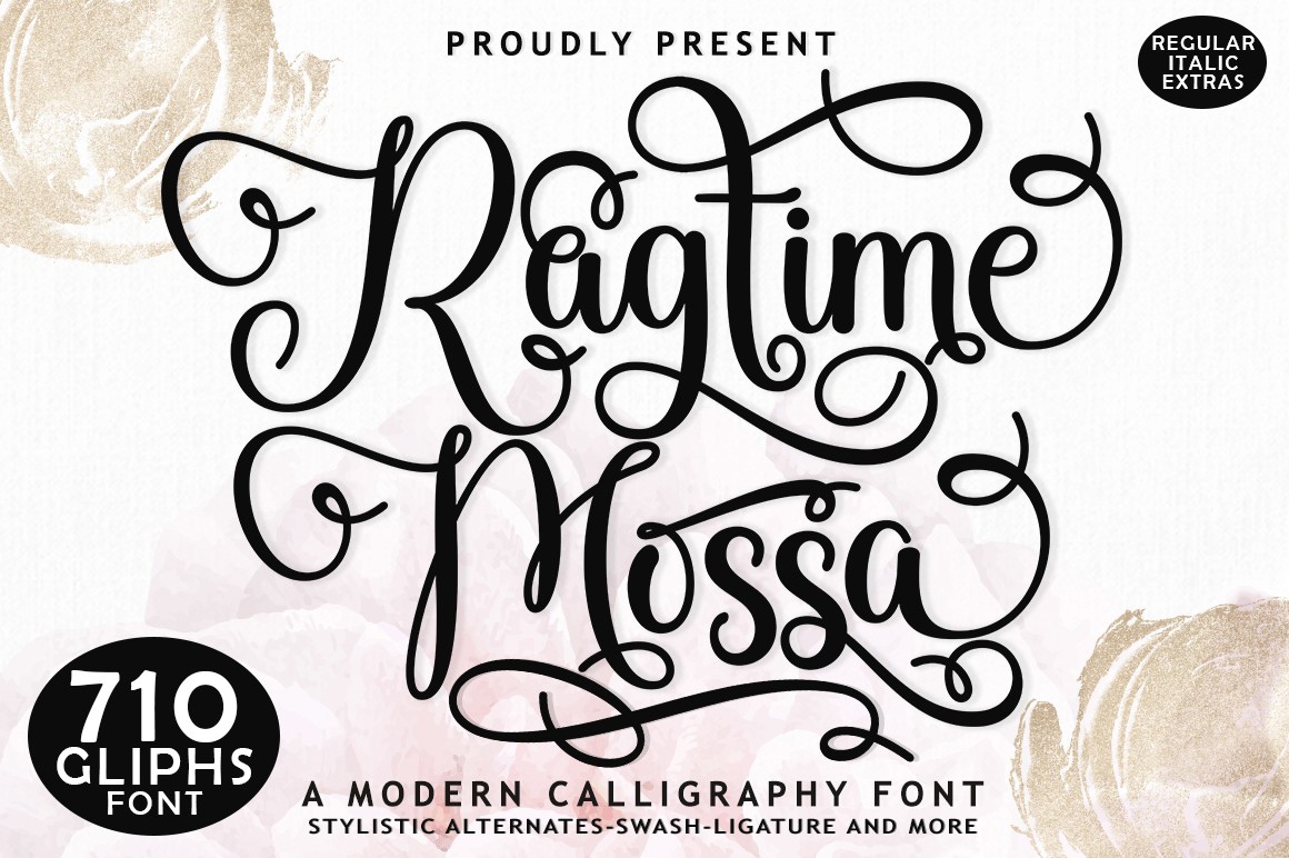 Шрифт Ragtime Mossa Script