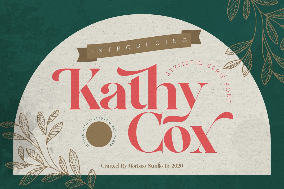 Шрифт Kathy Cox