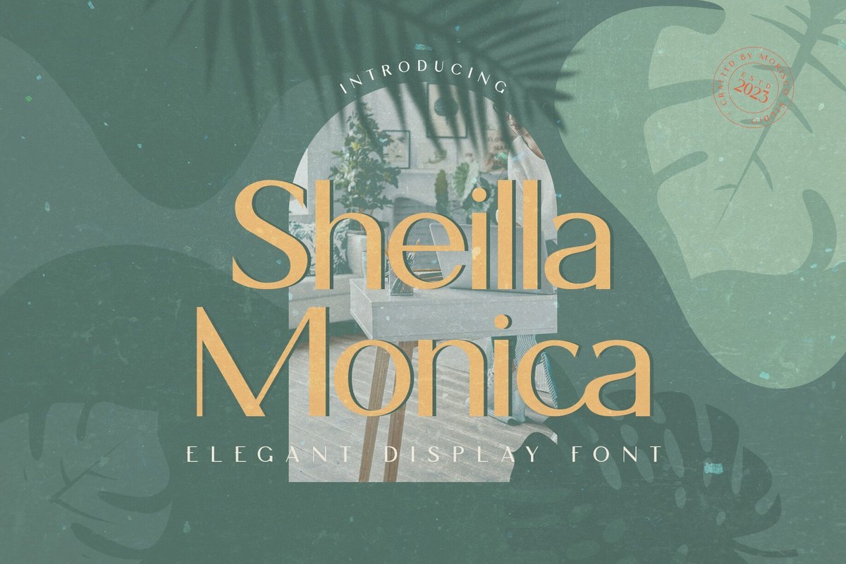 Шрифт Sheilla Monica