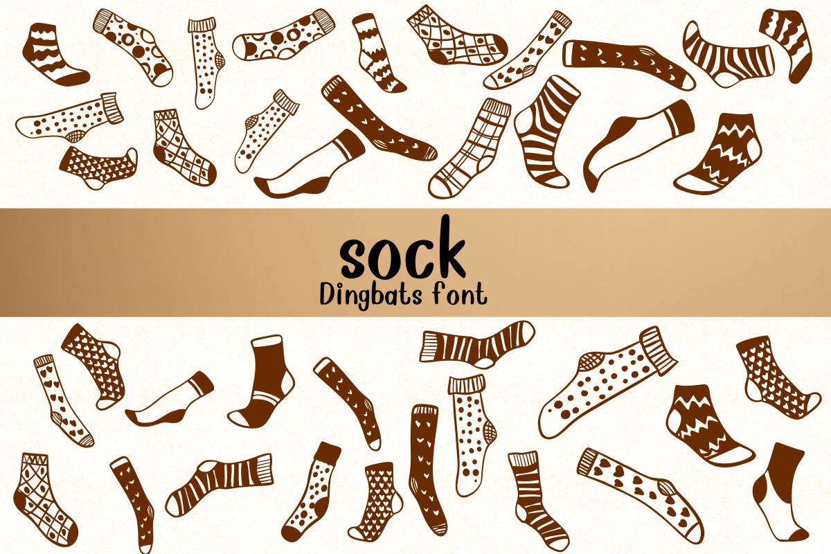 Шрифт Sock