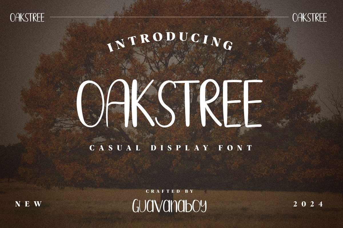 Шрифт Oakstree