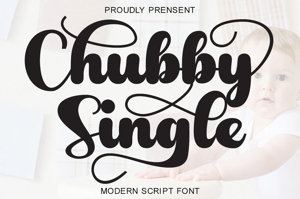 Шрифт Chubby Single