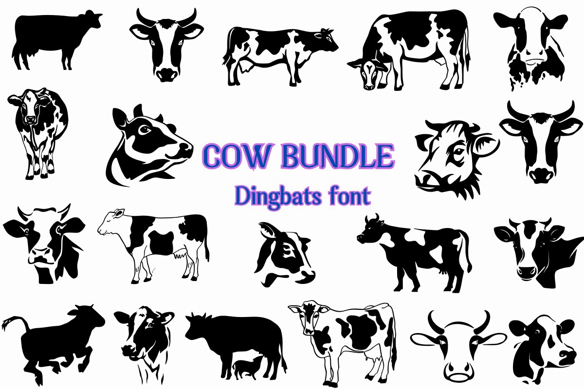 Шрифт Cow Bundle