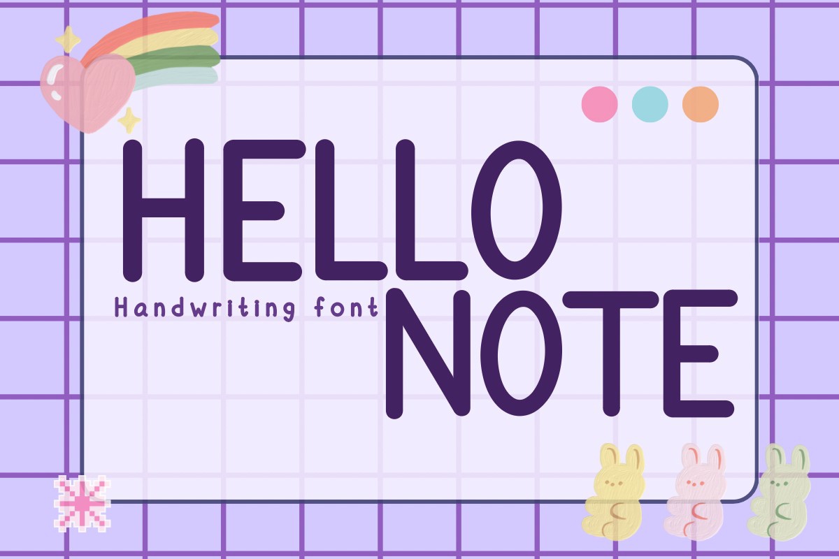 Шрифт Hello Note