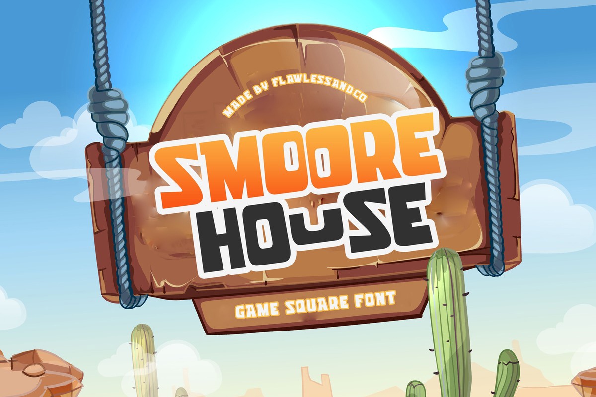 Шрифт Smoore House