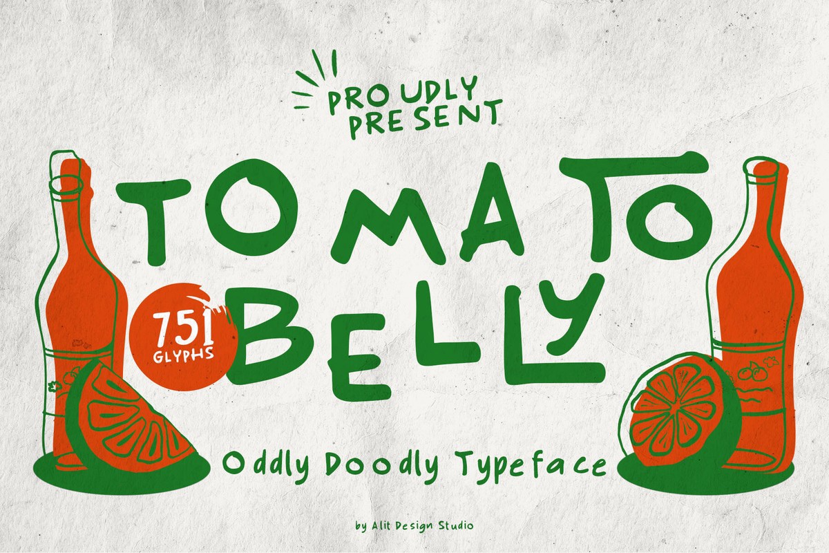 Шрифт Tomato Belly