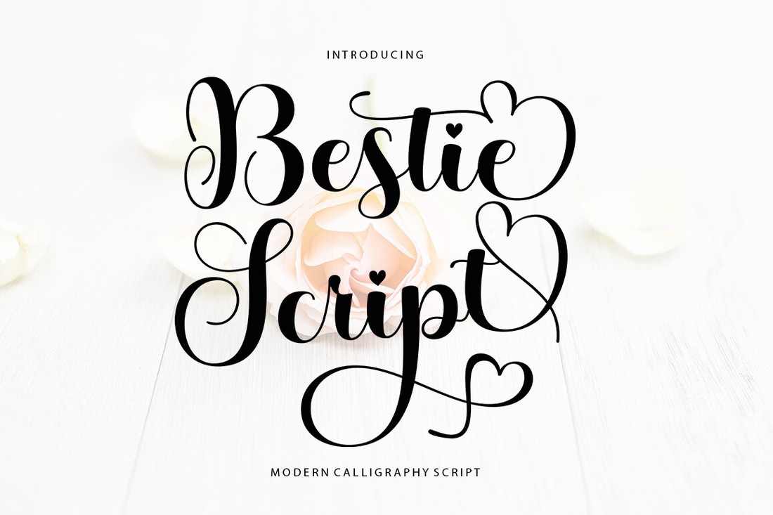 Шрифт Bestie Script